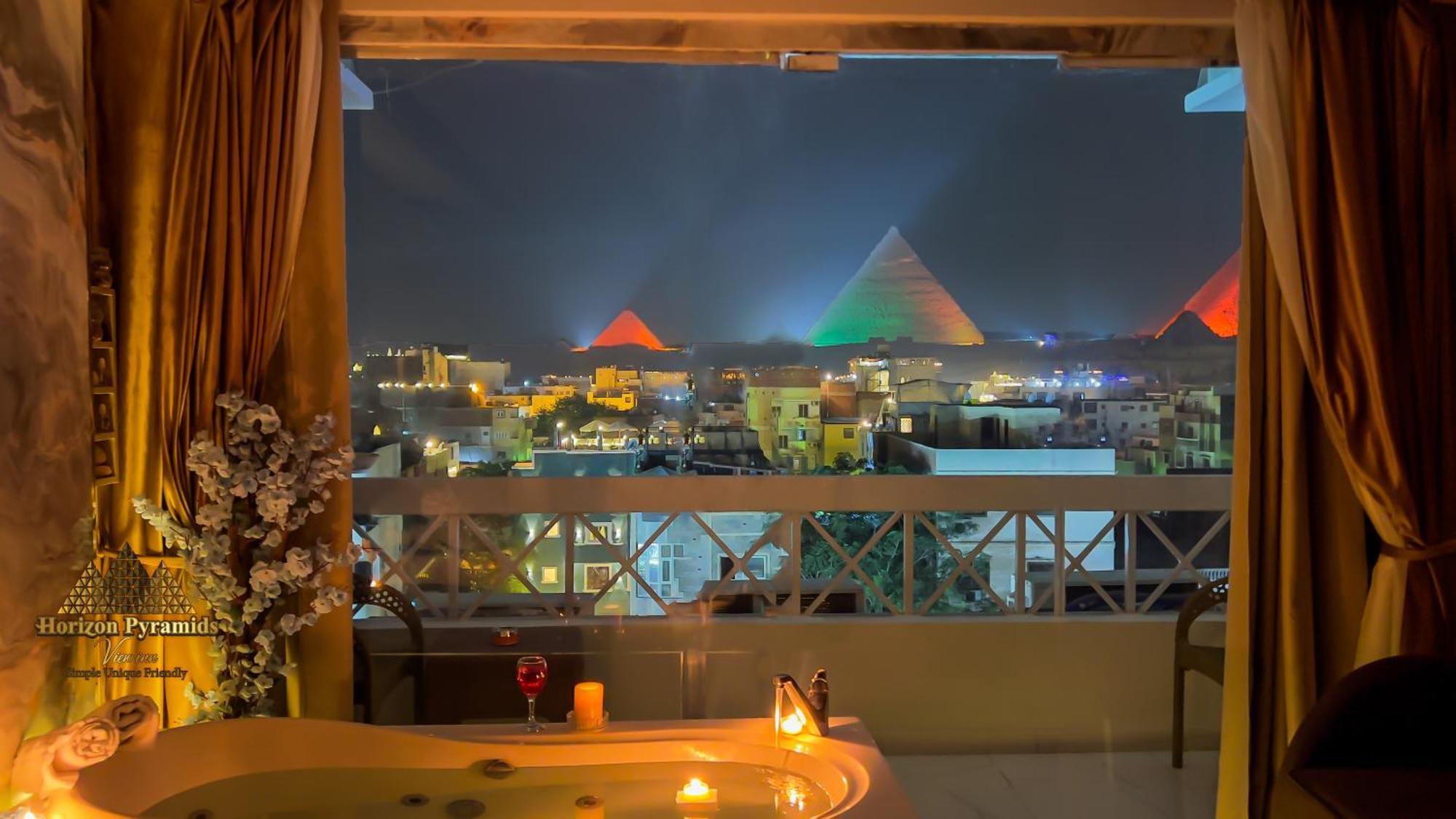 Horizon Pyramid View Inn Kafrat al Jabal Exterior photo